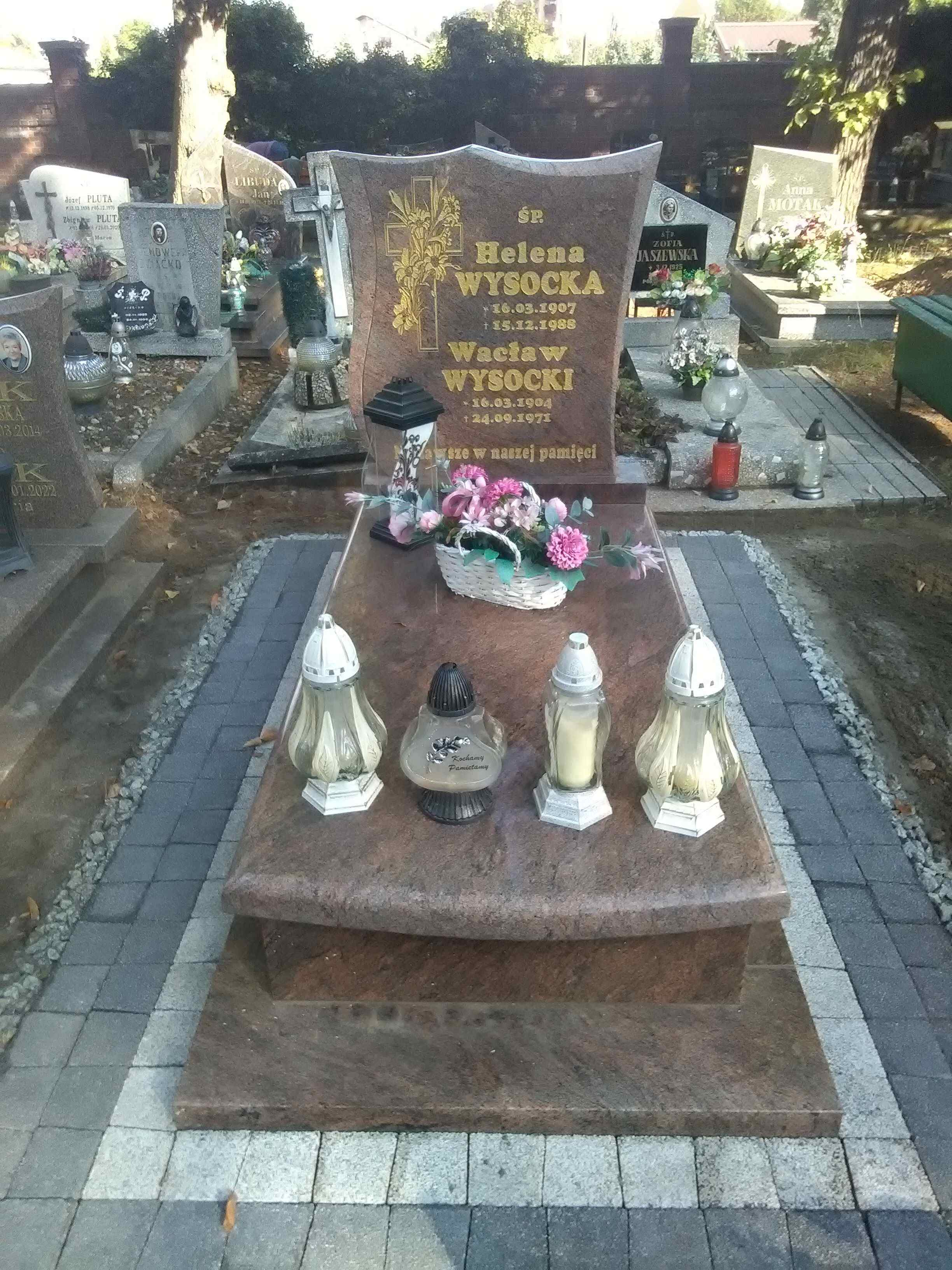 Helena Wysocka 1907 Żagań - Grobonet - Wyszukiwarka osób pochowanych