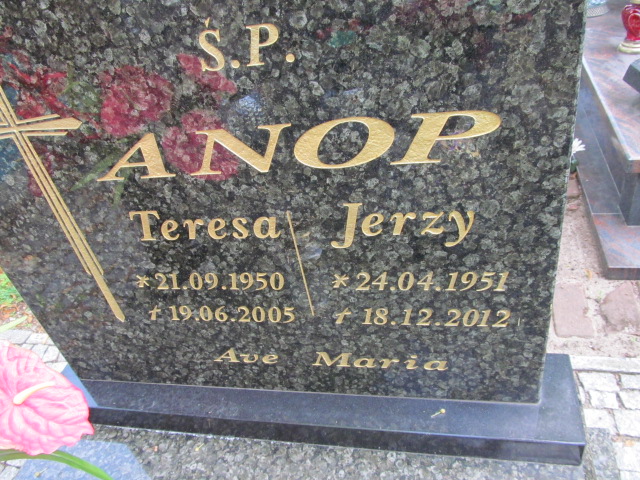 Grób Jerzy Anop