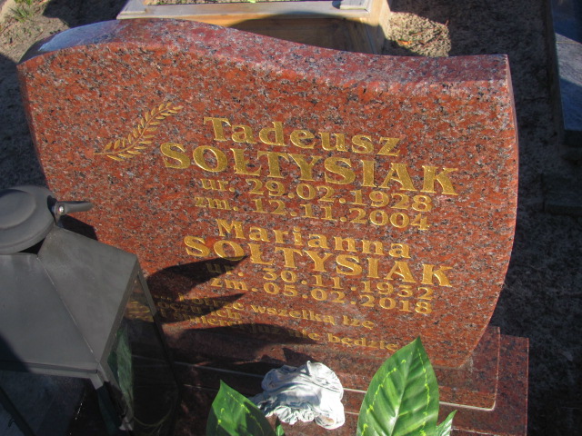 Tadeusz Sołtysiak 1928 Żagań - Grobonet - Wyszukiwarka osób pochowanych